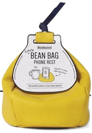 Bookaroo Bean Bag - Yellow Smartphone Stand