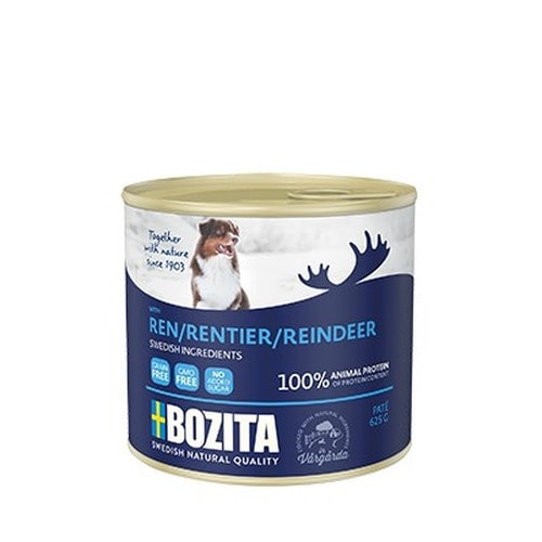 Bozita Paté Reindeer - Complete dog food 625g