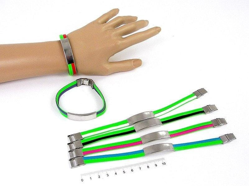 Two-color bracelet 20.8 cm MIX - add color to your styling!