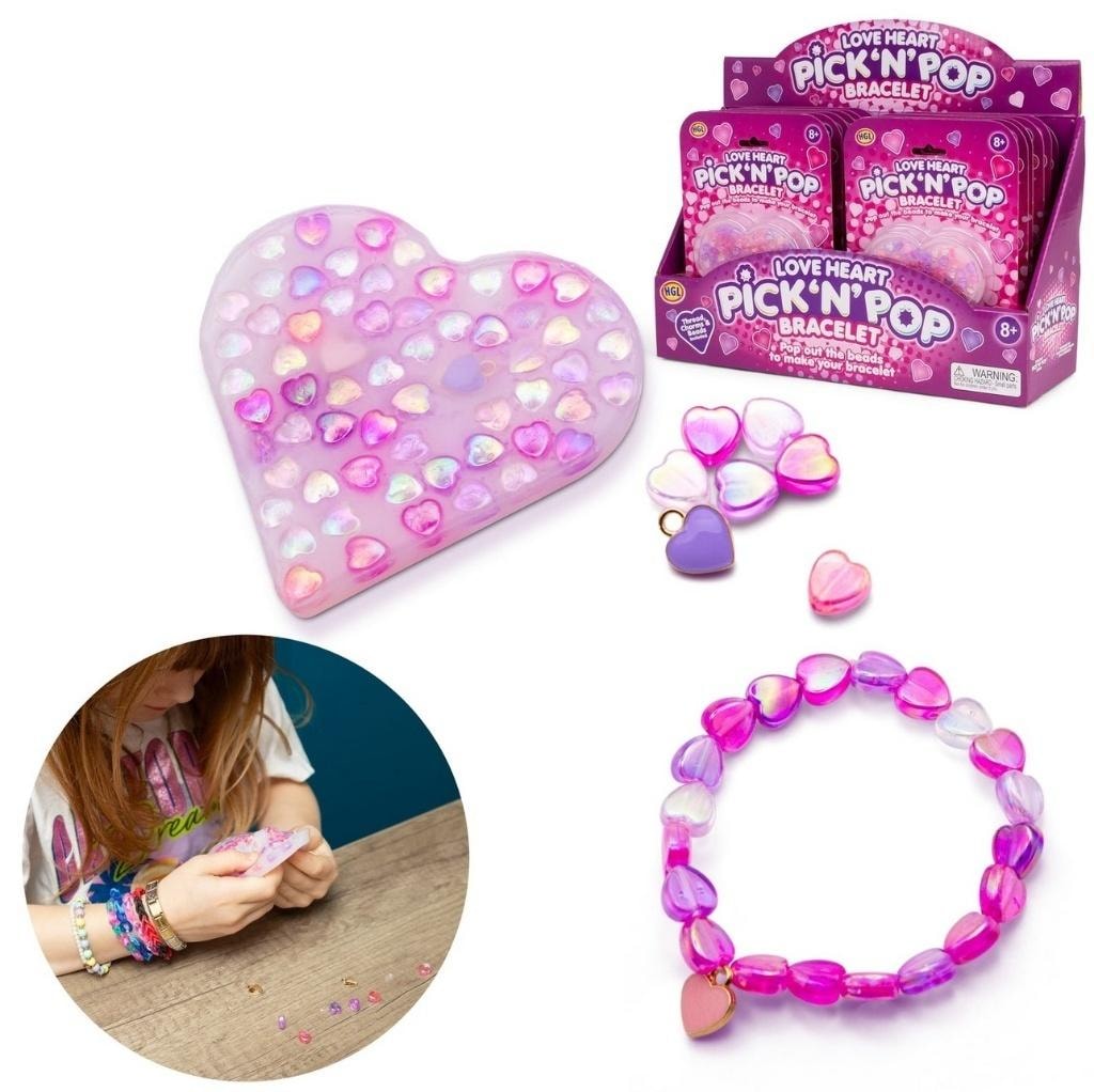 Pick N Pop Bracelets - Heart - Charming accessory for any style