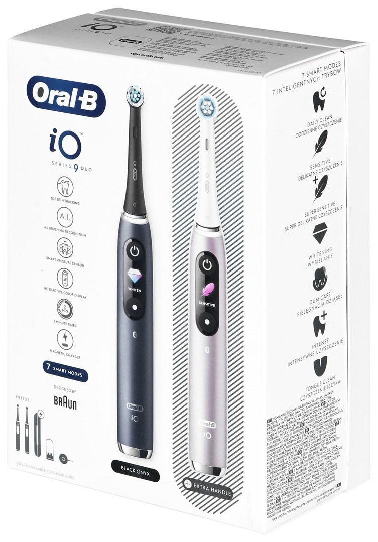 Braun Oral-B iO 9N DUO - Electric toothbrushes for couples