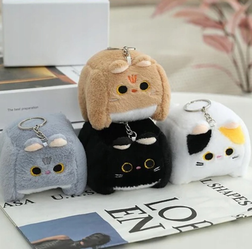 Cat Keychain - cute pendant for keys, perfect as a gift