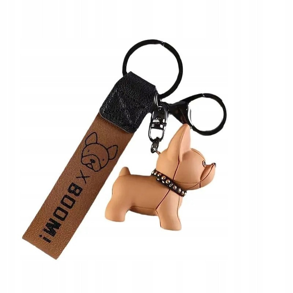 Dog Keychain - Cute charm for keys, backpack and purse