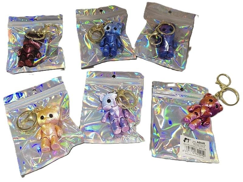 3D Keychain Bear - colorful addition to keys