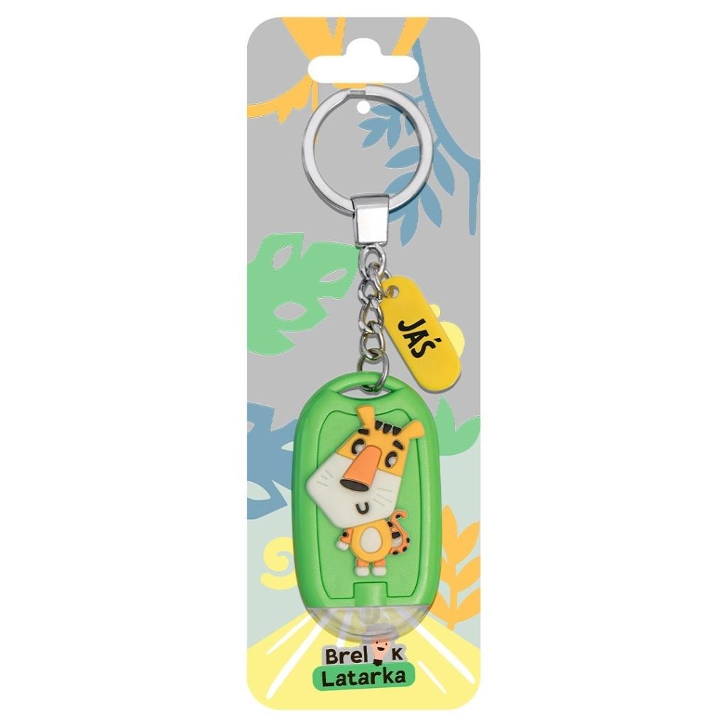 Be-Happy Gifts 3D Keychain with Flashlight - Jaś