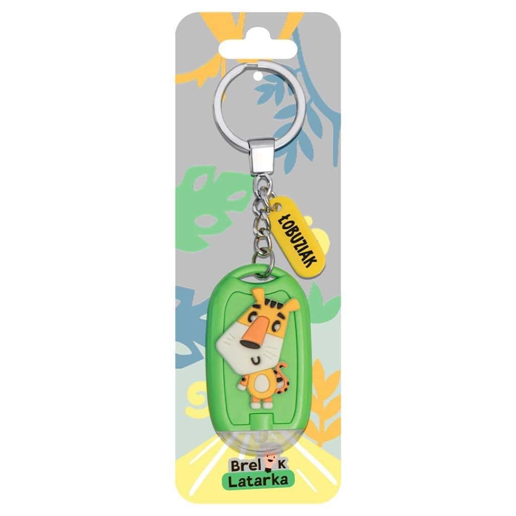 Be-Happy Gifts 3D Keychain with Flashlight - Rascal - perfect gadget for kids