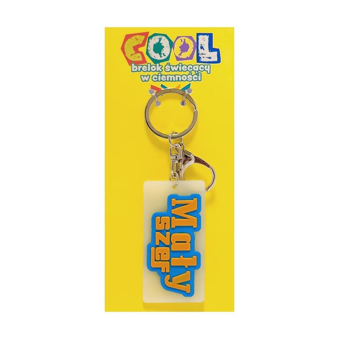 Cool keychain. Little boss - glowing keychain for every child