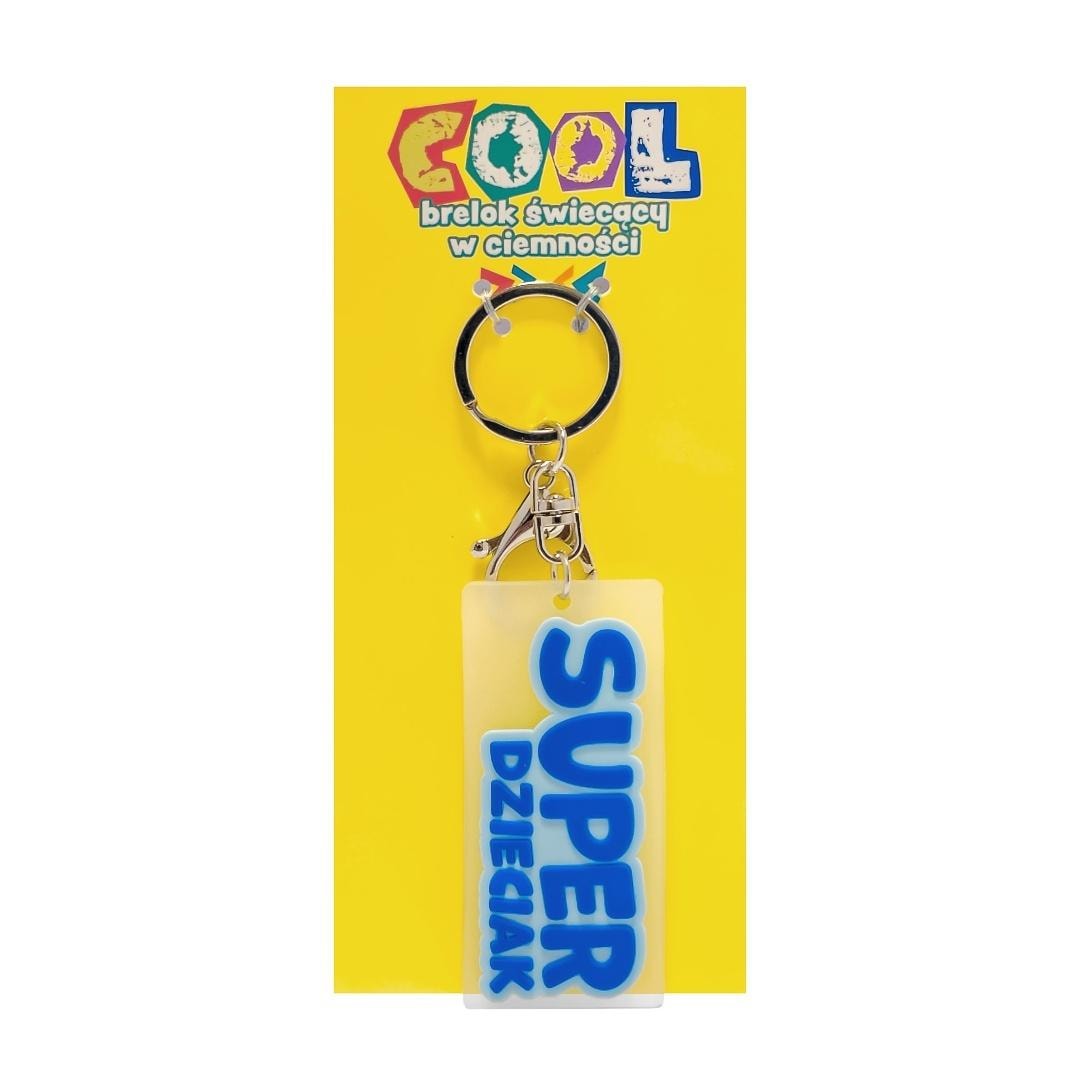 Keychain cool. Super kid - glow in the dark, personalized