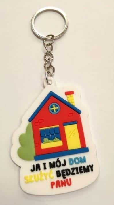 Rubber Keychain - House - Me and My Home - Perfect Gift
