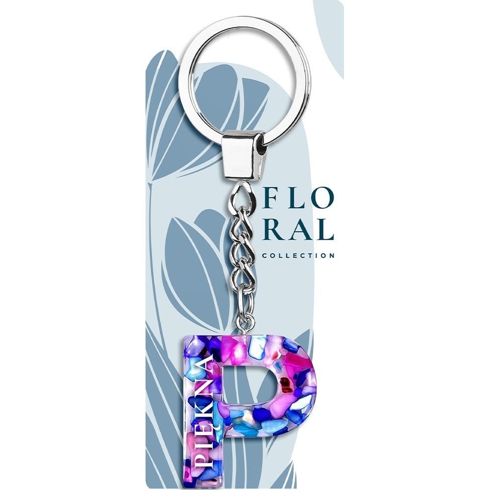 Beautiful Letter Keychain - perfect accessory for keys