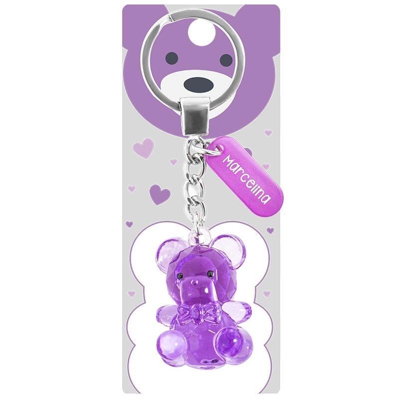 Bear Marcelina - Keychain colorful and cute accessory