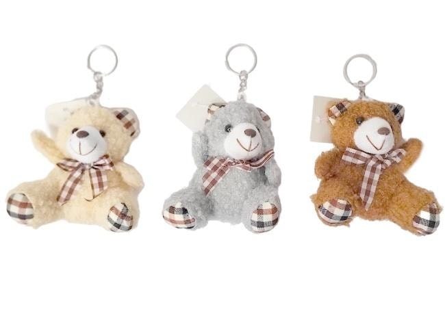 Keychain Bear MIX - plush accessory for keys and bag