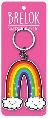 Rainbow Keychain KOL-R-BRE-112 - Colorful accessory for keys and backpack