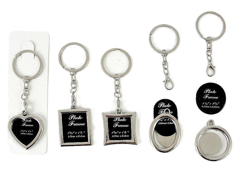 ADAR Keychain with photo frame MIX designs - perfect gift