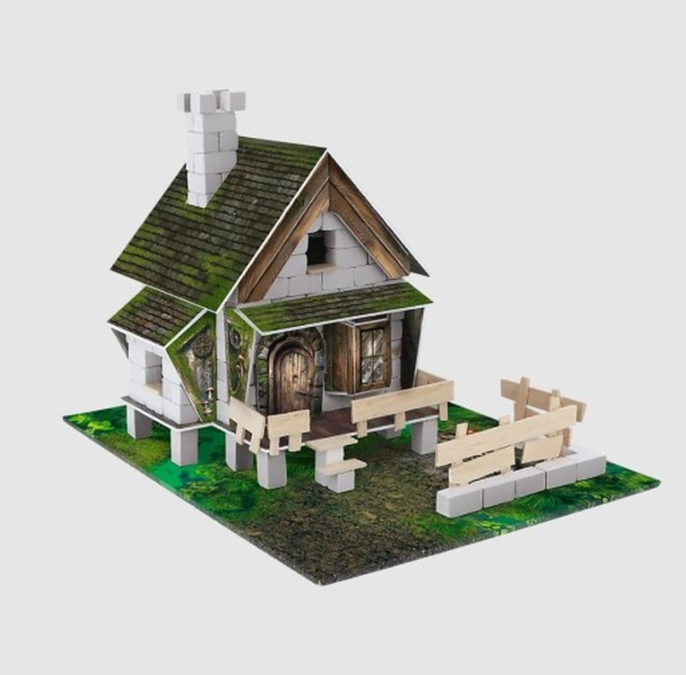 Brick Trick Swamp Hut M - construction set for creative minds