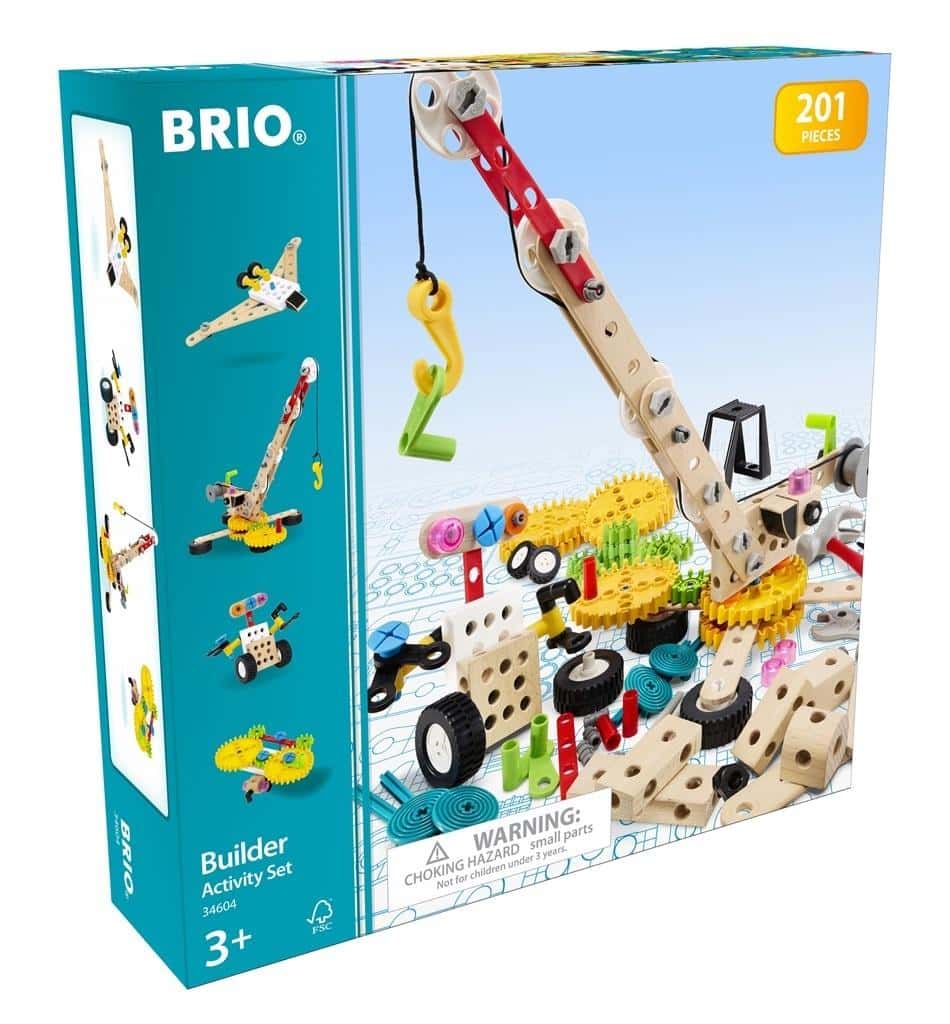 Brio Builder Activity Set Construction Toy 201 pcs - Develop Creativity!