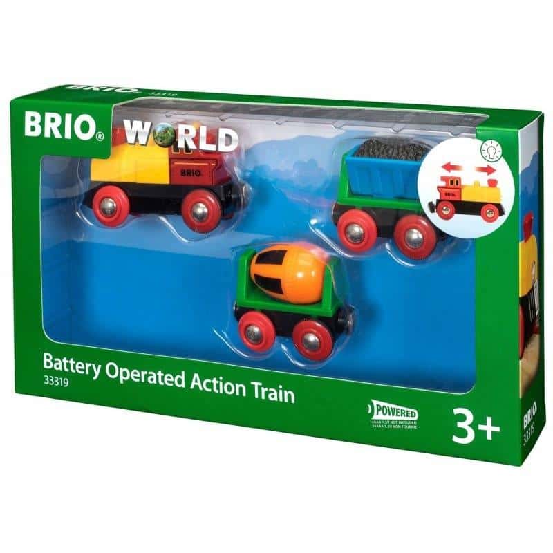 Brio Locomotive with Cement Mixer - ideal toy to expand the train set