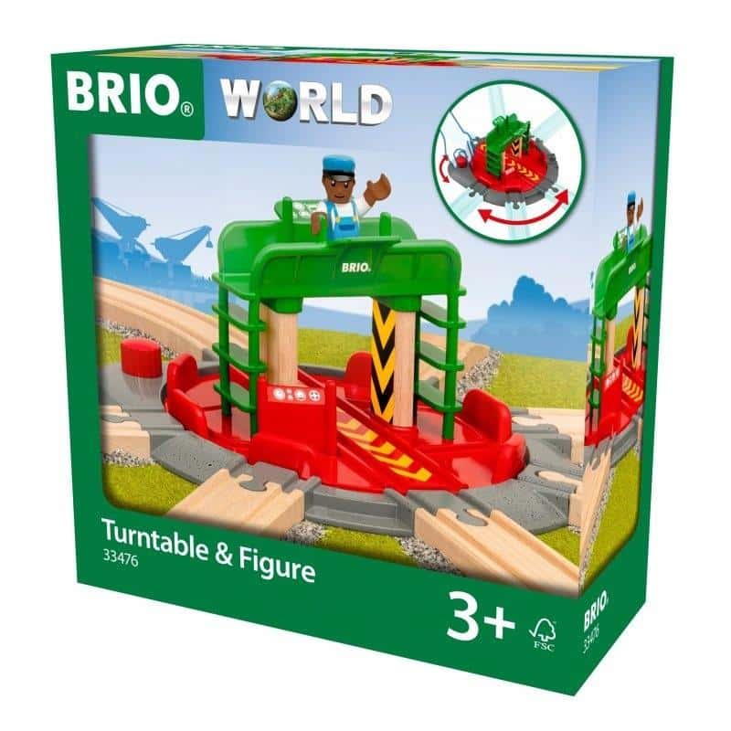 Brio Turntable with figure - Variety for wooden railways