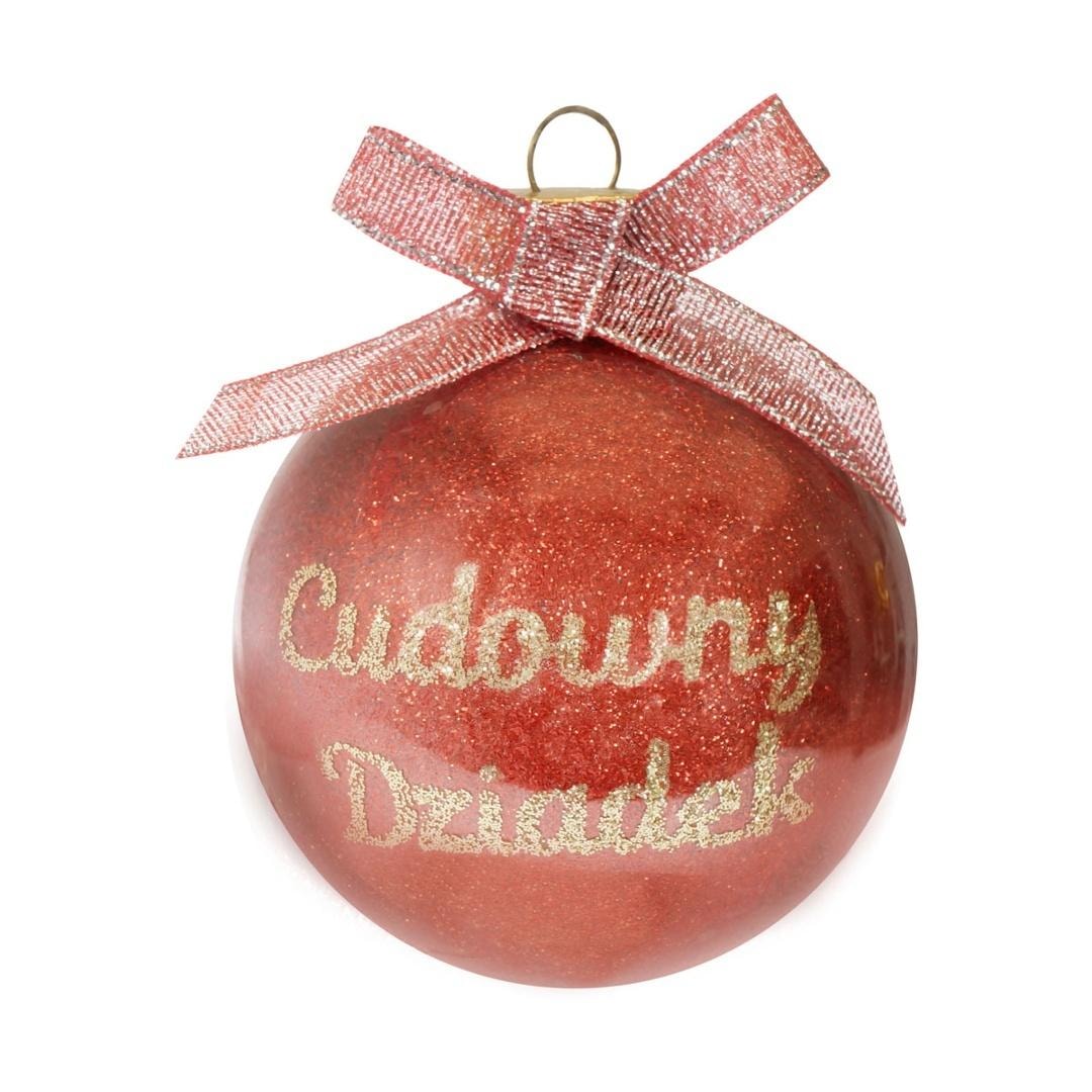 Arpex Glitter bauble for Grandfather - perfect gift for the holidays