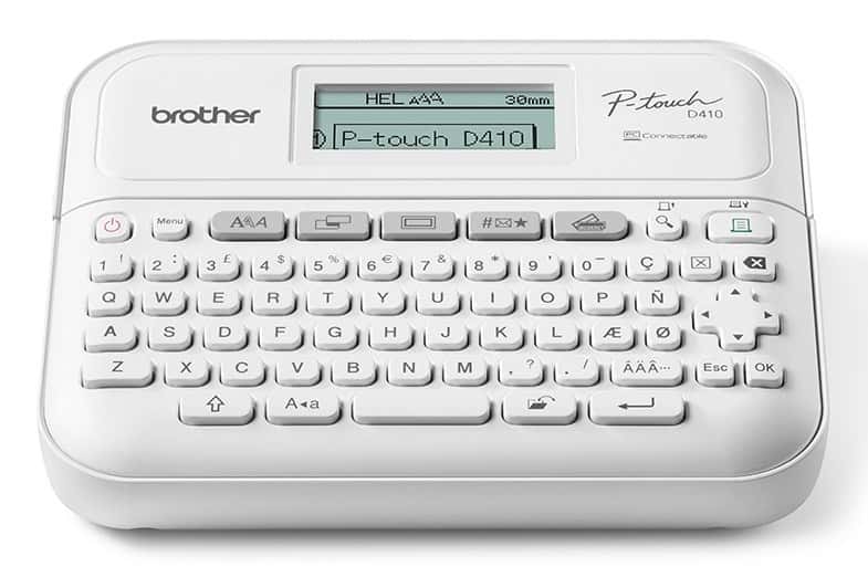 Brother PT-D410 - Thermal Transfer Label Printer - ideal for office and home