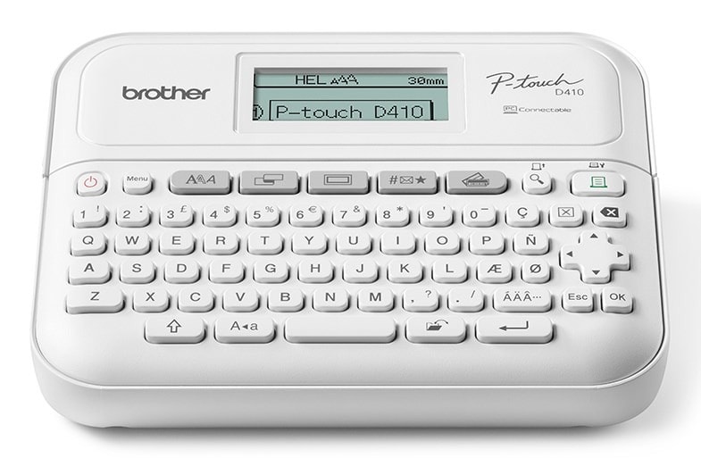 Brother PT-D410 - Thermal Transfer Label Printer - ideal for office and home