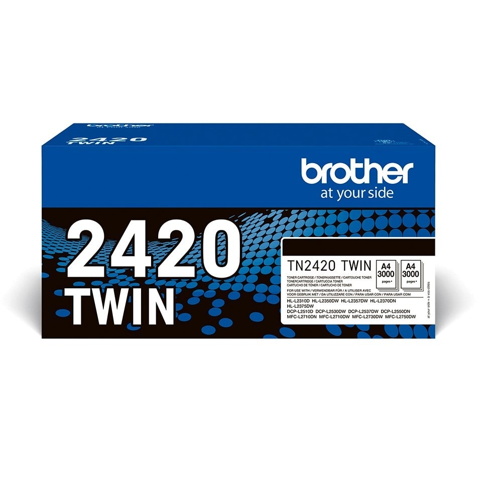 Brother TN-2420TWIN - Original Toner Cartridge, 2 pcs