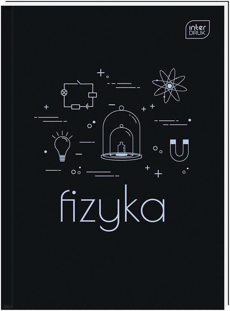 Interdruk Notebook A5/80 Sheets Lined 70G Physics (5 pcs) - ideal for notes