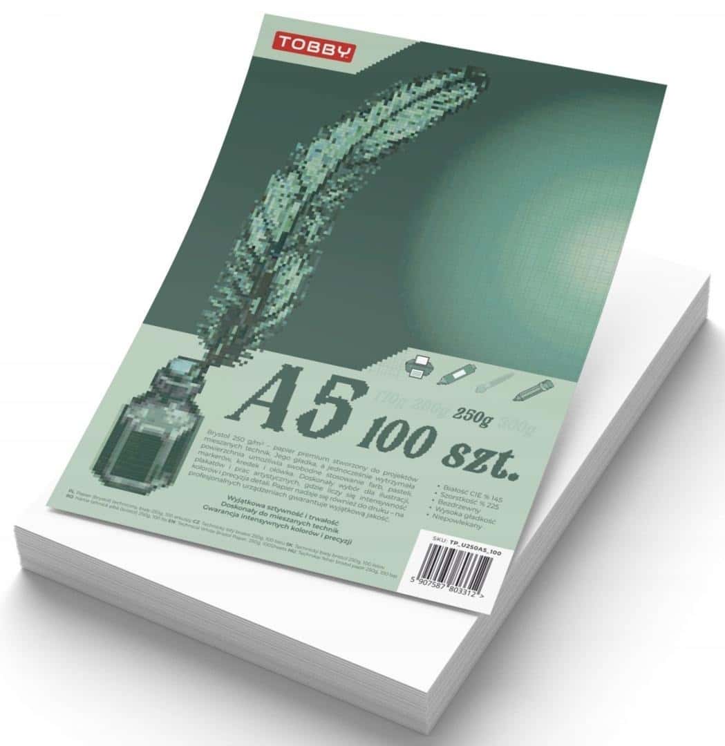 Bristol A5 250g - Technical paper 100 sheets
