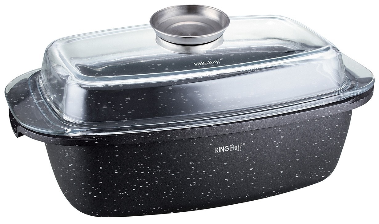 Kinghoff Roasting Pan with Marble Coating - perfect for baking and cooking