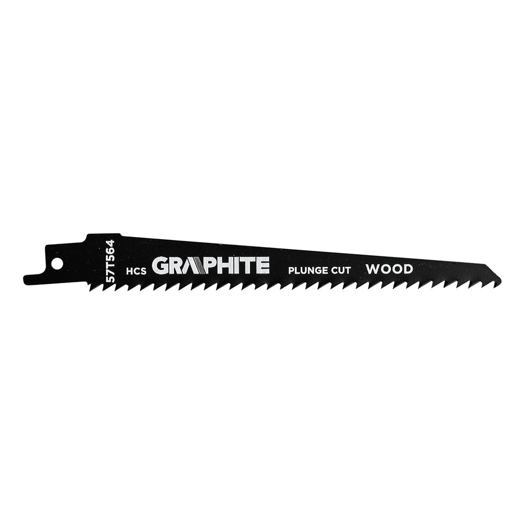 GRAPHITE Reciprocating Saw Blade HCS 152 mm 6 TPI