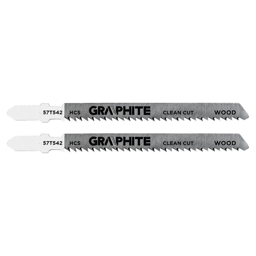 GRAPHITE Jigsaw blade 10 TPI HCS - clean cut