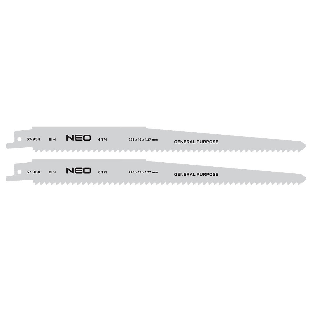 Reciprocating saw blades - 2 pieces of reliable blades