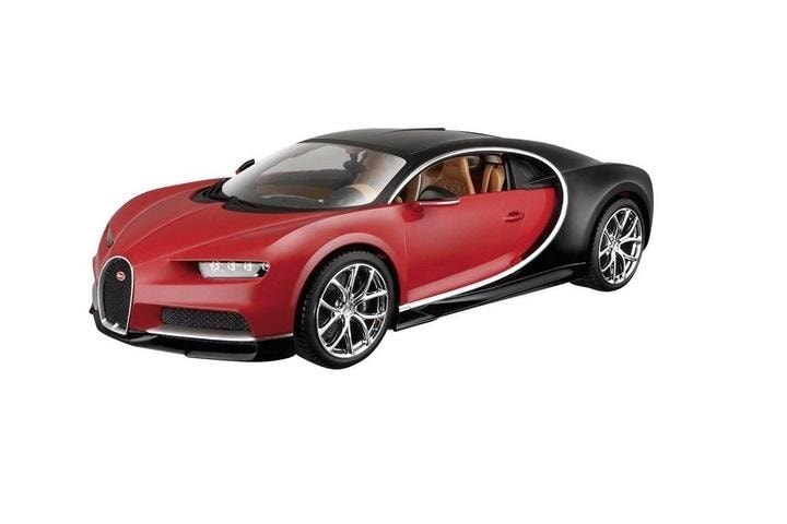 Bburago Bugatti Chiron black/red 1:18 - Collectible model