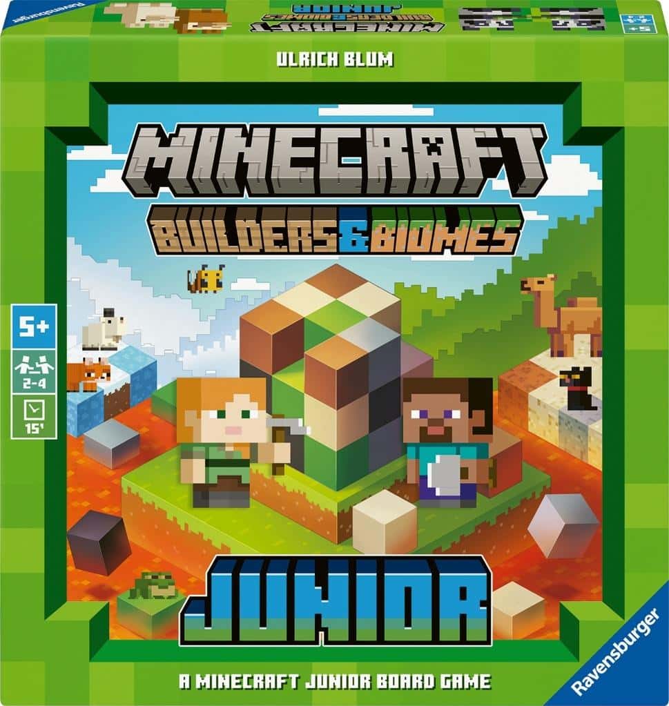 Ravensburger Minecraft Builders and Biomes Jr - Cooperative game for children