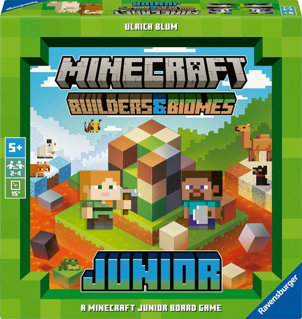 Ravensburger Minecraft Builders and Biomes Jr - Cooperative game for children