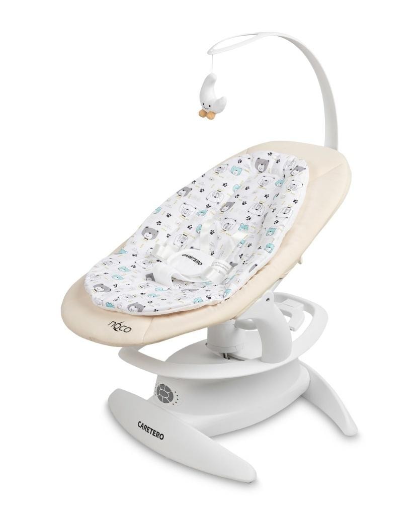 Noco electric baby swing beige - comfort and relaxation for your child