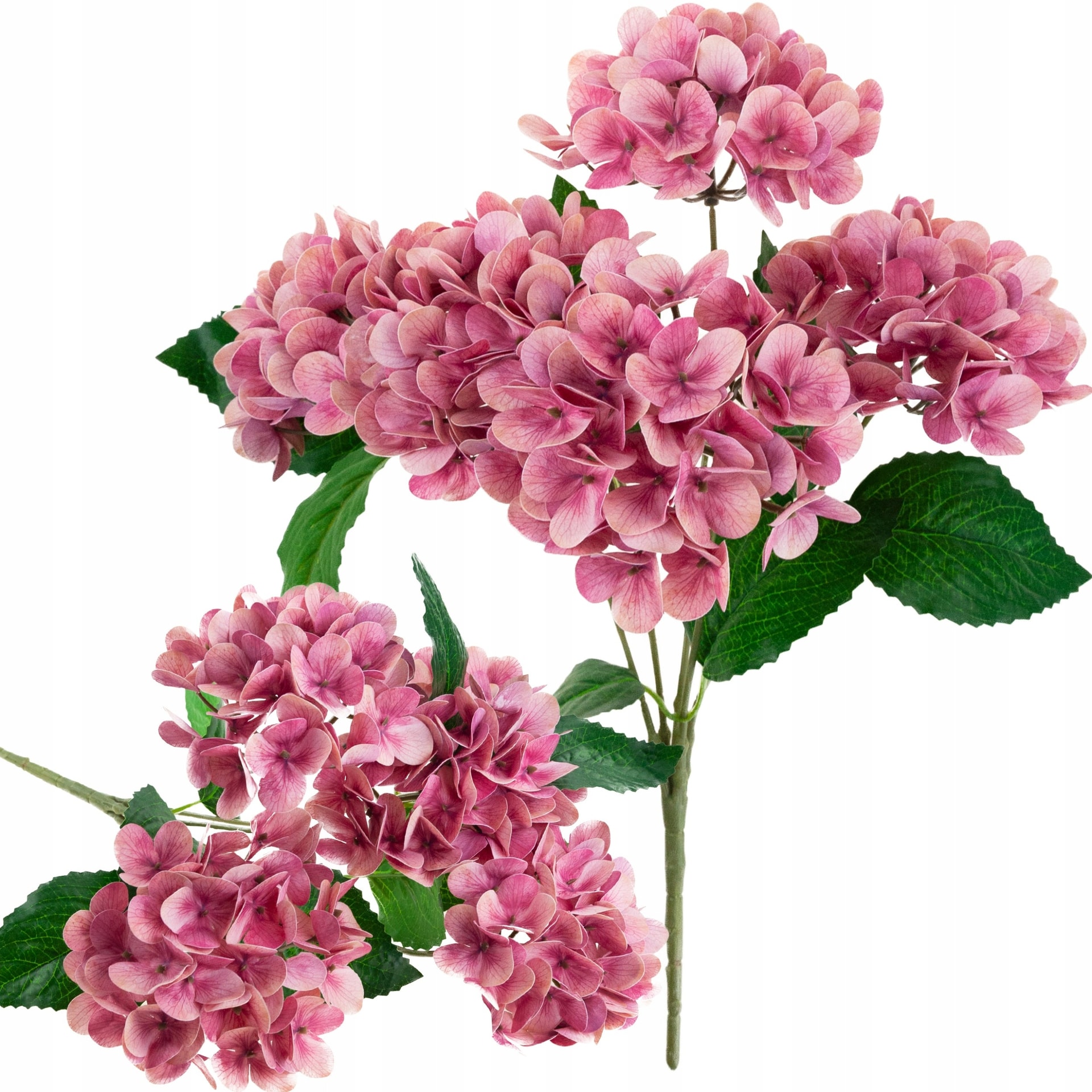 Hydrangea Bouquet Pink - Artificial Flowers 36cm