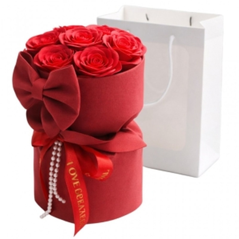 Ecarla Decorative Flower Bouquet BUK24R - add charm to your interior