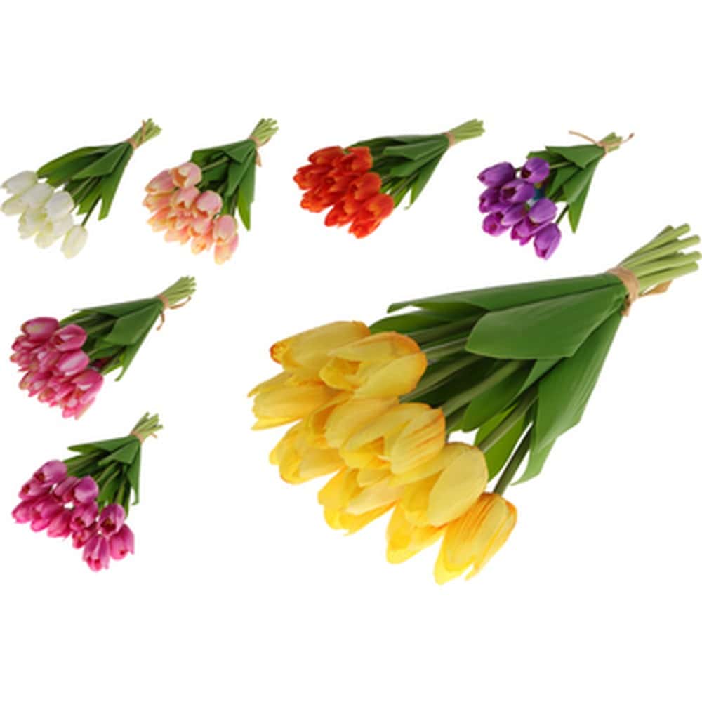 Decorative Tulip Bouquet 31 cm - perfect addition to interiors