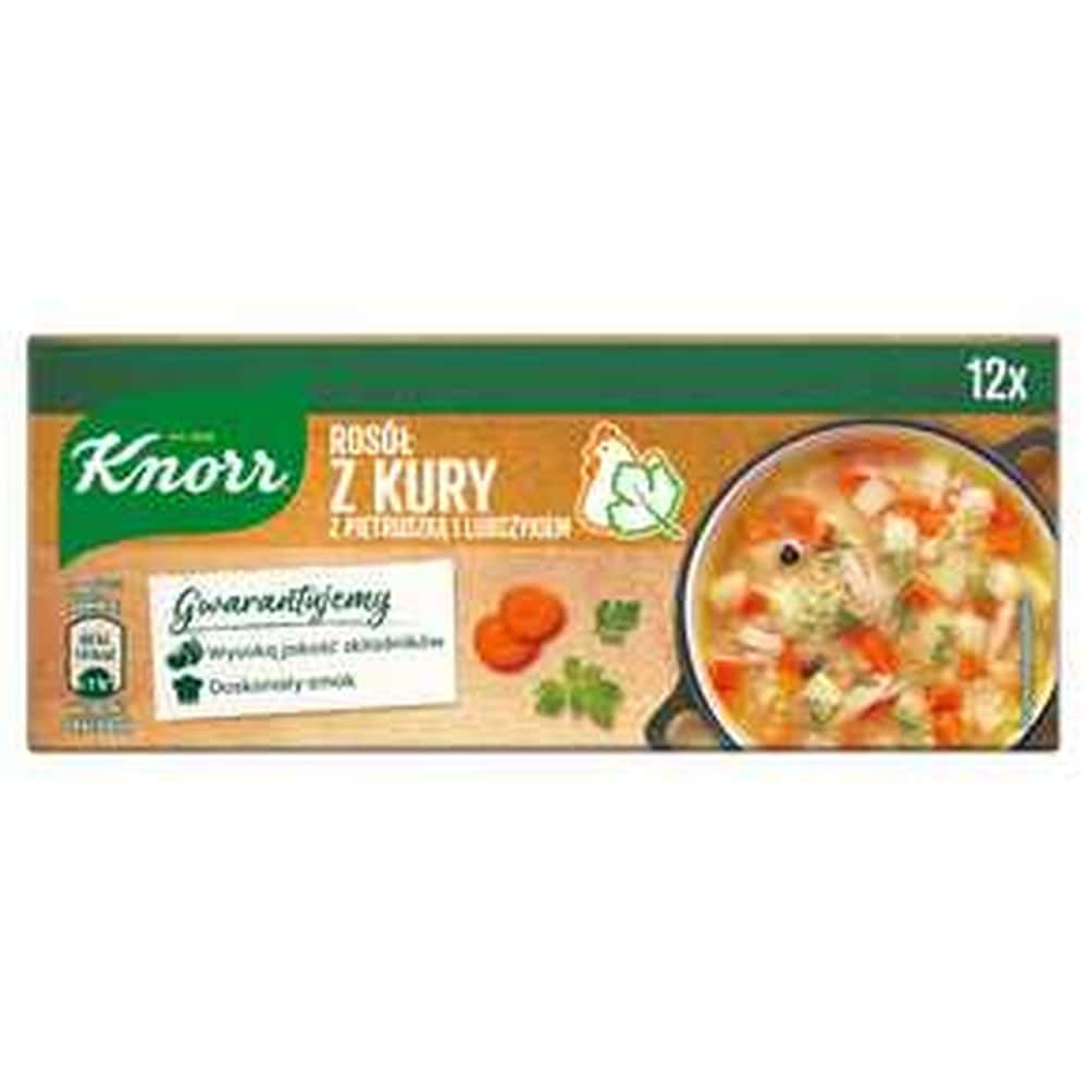 Knorr Chicken Bouillon - 12 cubes, quick and aromatic broth