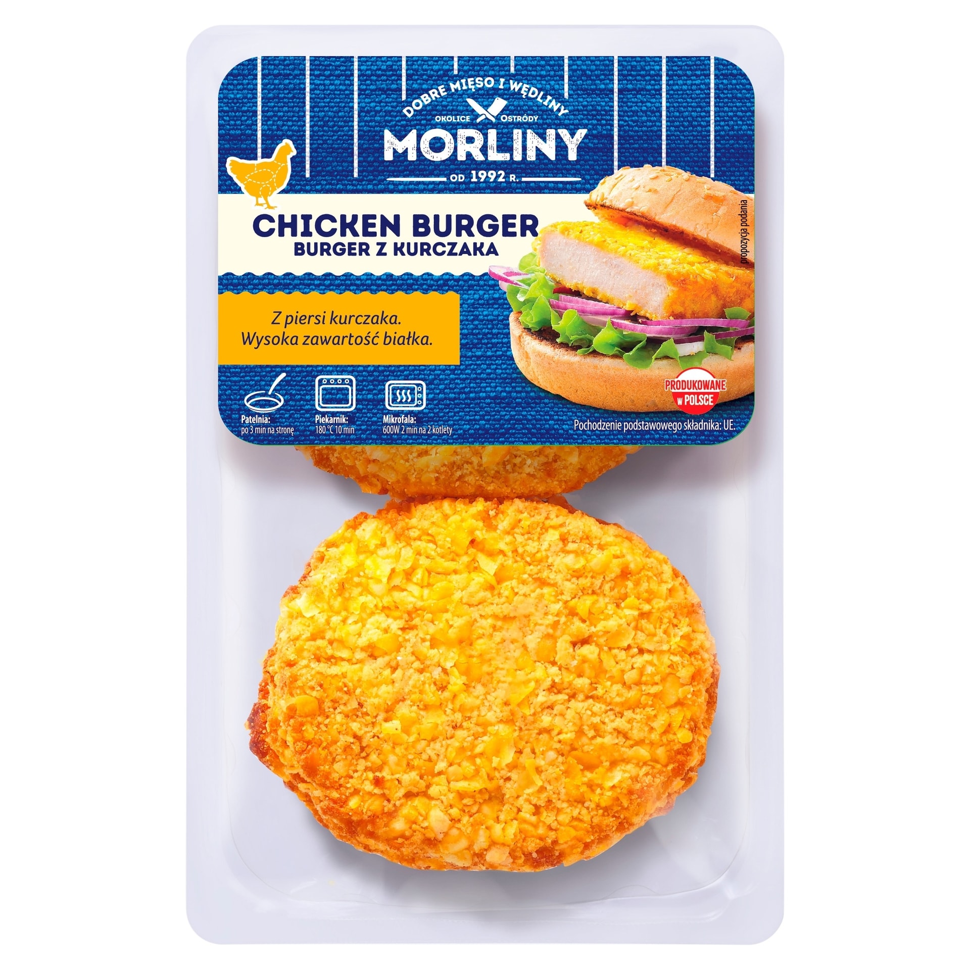 Morliny Chicken Burger - Quick and tasty lunch in minutes
