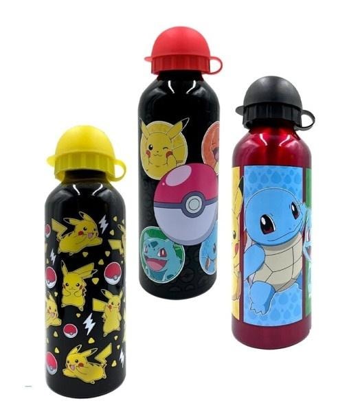 Pokemon Aluminum Water Bottle 500ml Mix - perfect for trips
