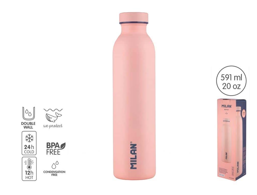 MILAN Thermos bottle 591ml 1918 Silver Pink - perfect as a gift
