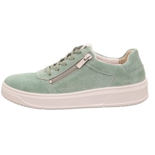 Shoes D. 2-000303 - Women's sports shoes leather green - perfect for everyday