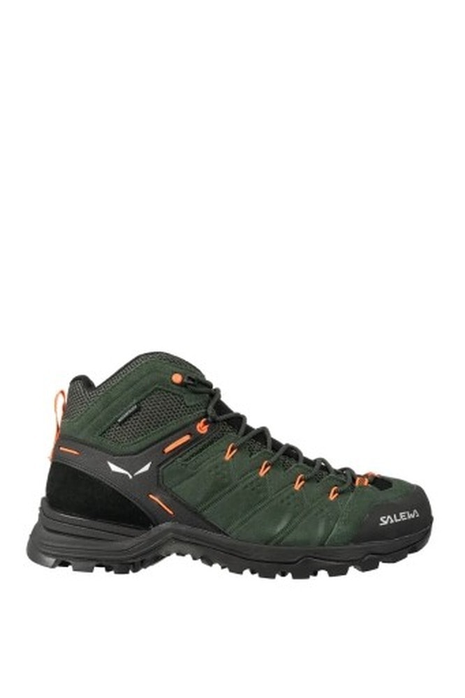 Alp Mate Trekking Shoes Mid WP - black-green, perfect for mountain hikes