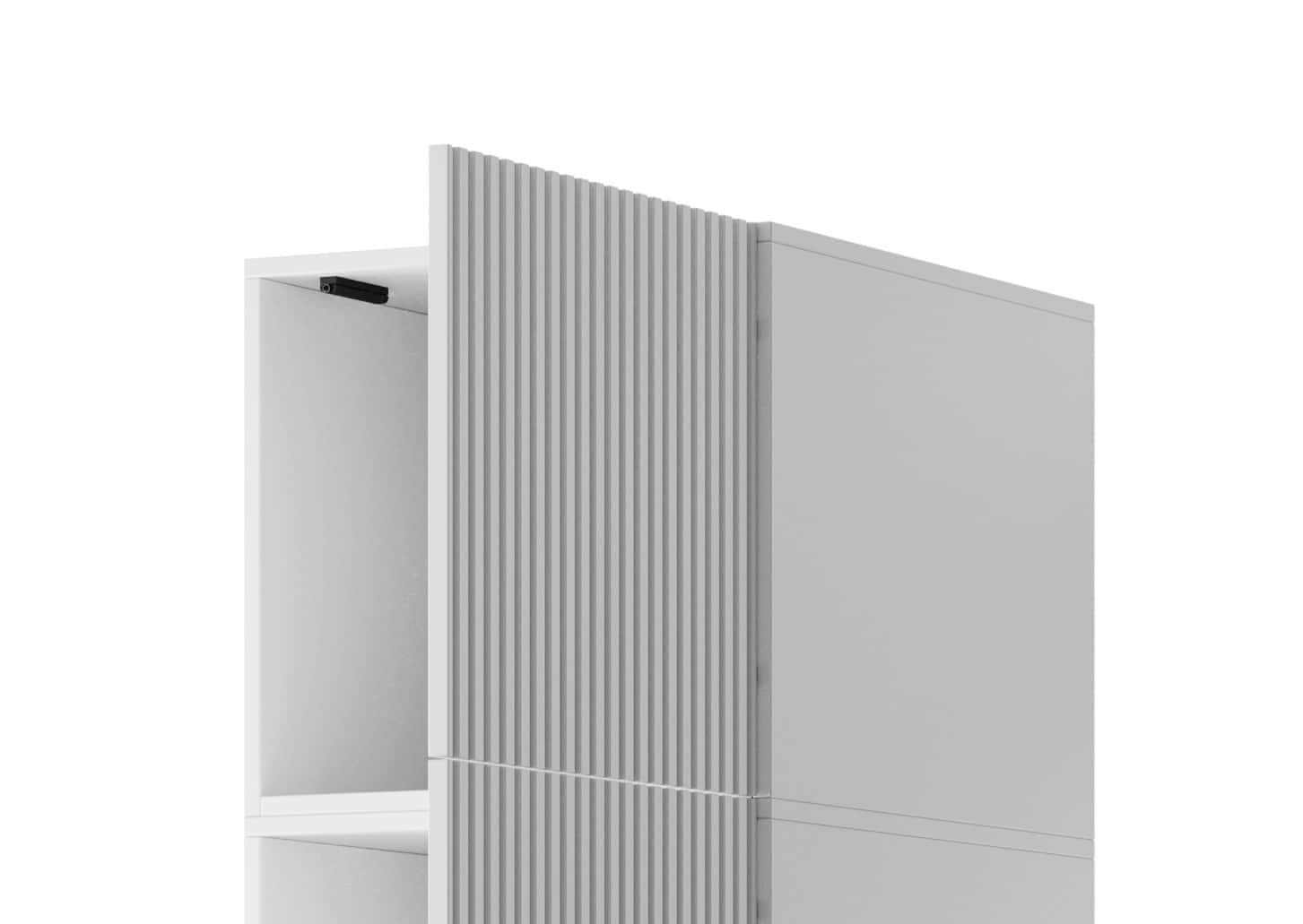 PAFOS 1D cabinet with extension - white matt, ideal for any interior