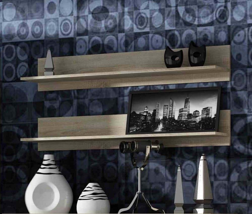 SOHO Shelf 125cm Sonoma oak matt - 2 pieces set