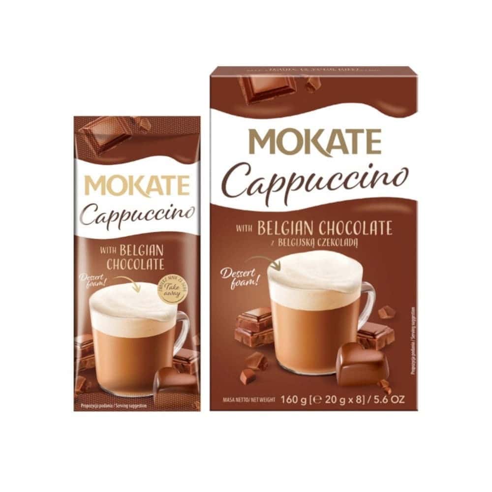 Mokate Cappuccino with Belgian Chocolate - a delight for the palate