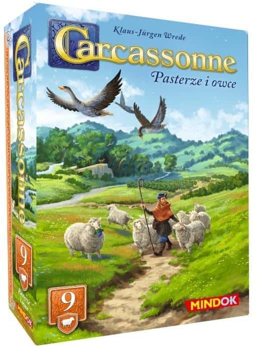 Carcassonne 9 Shepherds and Sheep 3rd Edition - strategy game for the whole family