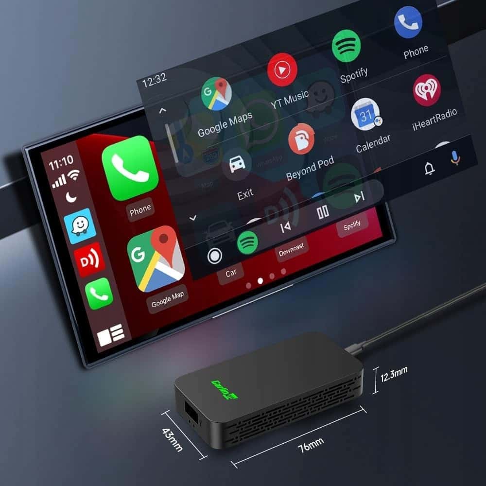 Carlinkit 5.0 2Air - Wireless Adapter CarPlay Android Auto black